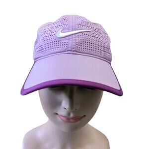 NIKE Featherlight Performance Hat Dri-Fit Violet Purple Running Golf Tennis Cap